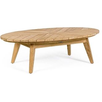 BIZZOTTO Bizzotto - Tavolino Coachella con struttura in legno di Teak svlk per esterno -Rettangolare