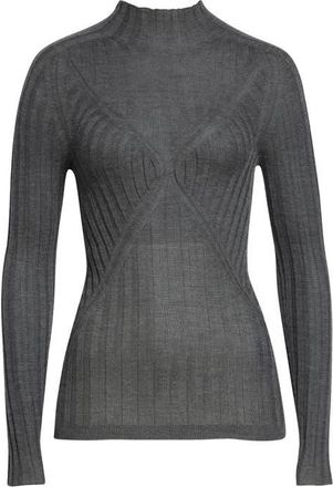 Jil Sander Cashmere & Silk Rib Sweater in Koala at Nordstrom, Size 42