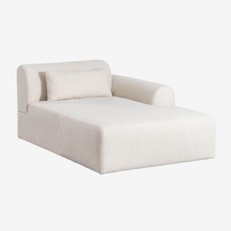 Sklum Sklum - M&oacute;dulo Chaise Longue Derecho Para Sof&aacute; Modular En Borreguito Borjan