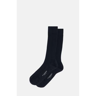 Scarosso Lislcott Socks in Anthracite - Cotton at Nordstrom, Size 10