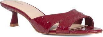 Dune London Miah Kitten Heel Slide Sandal in Burgundy at Nordstrom, Size 10Us
