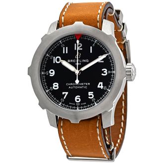 Breitling Pre-owned Breitling Navitimer Super 8 B20 Automatic Chronometer Black Dial Mens Watch AB2040101B1X1