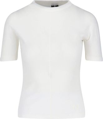 Yohji Yamamoto Logo Fitted T-shirt