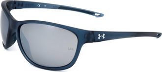 Under Armour Unisex 61 mm Silver Sunglasses