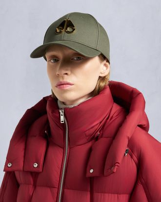 Moose Knuckles Gold Logo Icon Cap