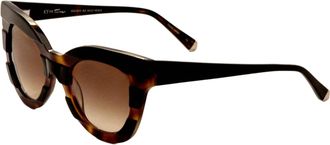 Kate Young for Tura Womens 50mm Black Sunglasses