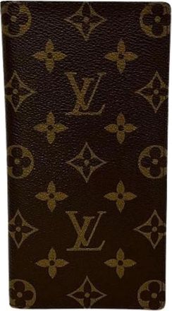 Louis Vuitton Pre-owned Monogram Long Wallet - Heren - Vintage Accessoires - Bruin - ONE Size - Vintage