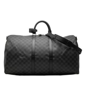 Louis Vuitton Pre-owned Keepall Bandouliere 55 - unisex - Louis Vuitton Vintage - Vintage Weekend Bags - Black - ONE SIZE - Pre-owned