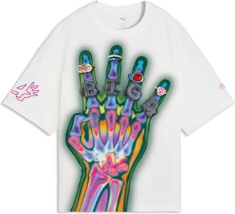 Puma x Flaujae Oversized Graphic T-Shirt PUMA White 635651-01