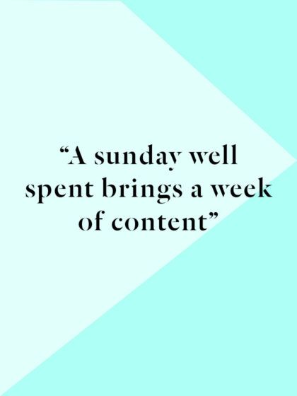 10 semplici cose da fare in una noiosa domenica che miglioreranno il tuo lunedì