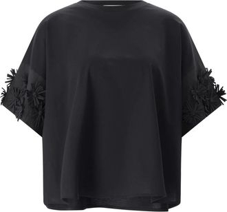 Meimeij T-Shirt - Dames - Blouses - Zwart - XS - Katoen - Overhemden