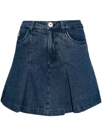 Chocoolate denim mini skirt - Blue