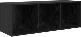 vidaXL Vidaxl - Gabinete de tv Roble negro Madera contrachapada