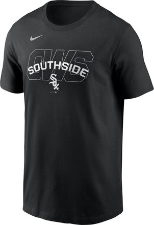 Nike Chicago White Sox Fashion Nike Mens MLB T-Shirt in Black | N19900ARX-19Z
