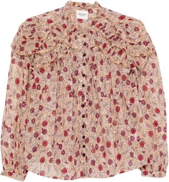 Isabel Marant Overhemden, Dames, Veelkleurig, 3Xs, Nylon, Shirt