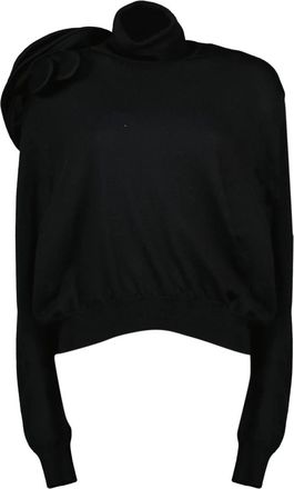 Moschino Dames, Truien, Zwart, Maat: L Wol