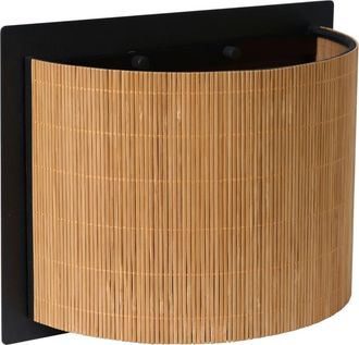 Lucide Lámpara de pared de bambu 1xE27, natural