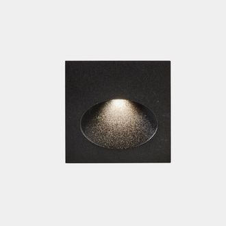 Netlighting Bat Outdoor LED Recessed Wall Light Square Urban Grey IP65 2.2W 3000K