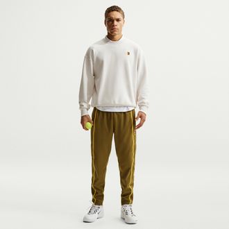 Nike Mens Court Heritage Tennis Pants in Brown | FZ6928-368