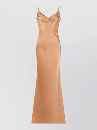 Elisabetta Franchi v-neck sleeveless maxi dress