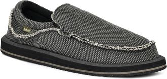 Sanuk Mens Chiba Slip-On Shoe In Black