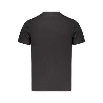 Calvin Klein Logo-Embroidered T-shirt - Black