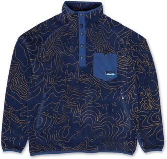 Kavu Teannaway Fleecepullover f&uuml;r Herren | blau