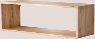 Sklum Estante De Pared En Madera Deleyna Sklum