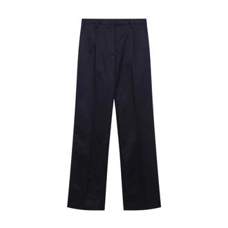 Prada Chino Trousers - female - Prada - Wide Trousers - Blue - S - Trousers