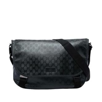 Gucci Pre-owned Canvas Crossbody Bag - unisex - Pre-owned - Zwart - Maat: ONE Size