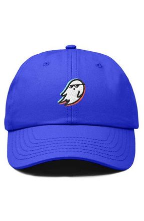 Dalix Ghost Life Embroidered Casual Cap in Royal Blue at Nordstrom
