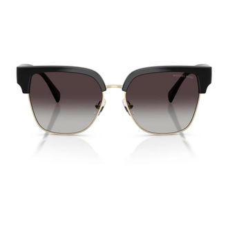 Michael Kors St. Eustatius Zonnebril - Dames - Accessoires - Zwart - Maat: 56 MM Zijde