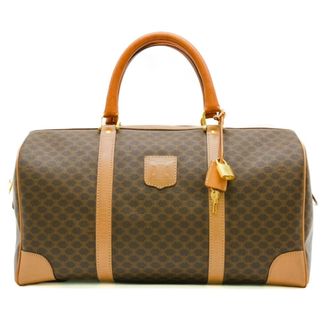 Celine Brown Pvc Leather Boston Bag (Pre-Owned)