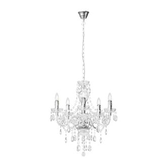 Lindby L&aacute;mpara de ara&ntilde;a transparente