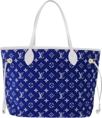Louis Vuitton Pre-owned Vintage Tote Bag - Dames - Vintage Shopper - Blauw - ONE Size - Vintage