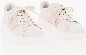 Hogan Leather Sneakers REBEL With Suede Logo size 40