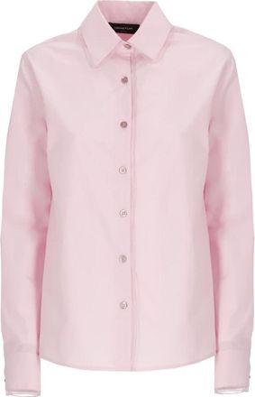 Fabiana Filippi Katoenen Blouse - Dames - Overhemden - Roze - XS - Katoen - Overhemden