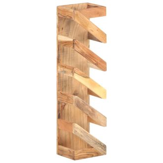 vidaXL Botellero Para 5 Botellas Madera Maciza De Acacia Vidaxl