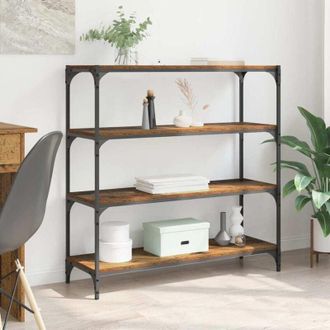 vidaXL vidaXL Armadio per Libri Legno vecchio 100 x 33 x 100 cm