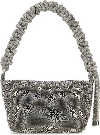 Kara Crystal Bow mini bag - women - Lamb Skin - One Size