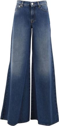 Cycle Wide Jeans - Dames - Loose Fit Jeans - Blauw - W30 - Jeans