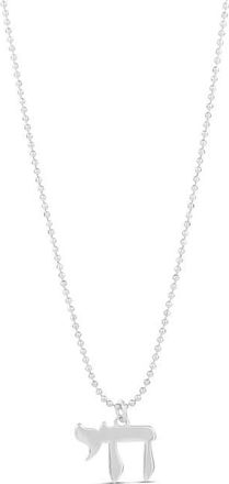 SHYMI Chai Pendant Necklace in Silver at Nordstrom, Size 16