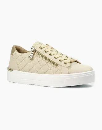 Lunar Womens Lunar Xenon Cream Trainer DLB052 - Size: 3