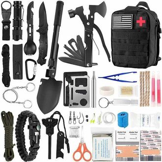 OEM Kit De Supervivencia De Emergencia, Kit De Equipo De Supervivencia Con M&uacute;ltiples Herramientas, Bolsa T&aacute;ctica Para Exteriores, Bolsa De Emergencia Para