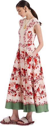 La DoubleJ Park Ave Jurk - Dames - Maxi kleedjes - Veelkleurig - XL - Kleedjes