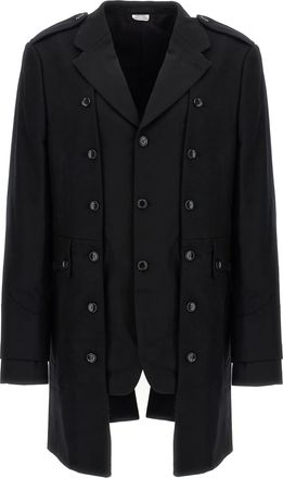 Comme Des Gar&ccedil;ons Mens Double Layer Blazer Coat