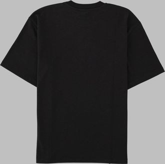 Ganni Printed Organic Cotton T-Shirt - Black