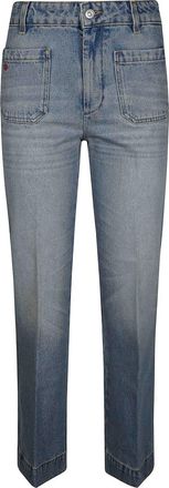 Victoria Beckham Cropped Kick Alina Jeans