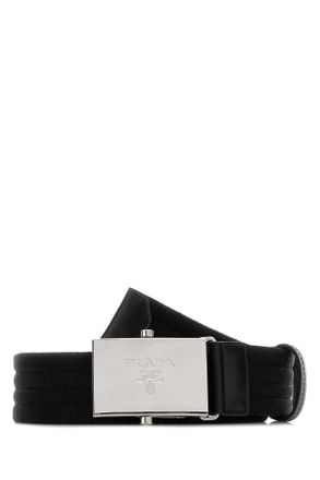 Prada Black Fabric Belt