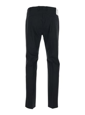 Pantaloni Torino Mens Trousers Black Cotton
